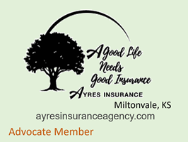 Ayres Insurance, Miltonvale, KS.