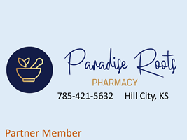 Paradise Roots Pharmacy, Hill City, KS.